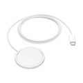 Circular Magnetic Wireless Charging Pad With Integrated USB-C Cable, Portable Inductive Charger For Qi-Enabled Smart Devices