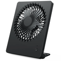 Slim Foldable Personal Desk Fan, 180-Degree Tilting Rechargeable Fan With 3 Adjustable Wind Modes & Dual Power Options