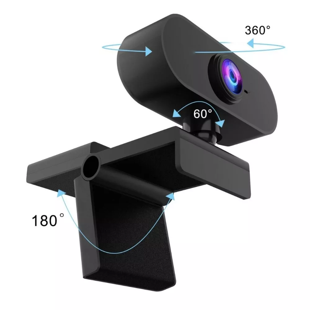 1080P Autofocus USB Computer Webcam with Built-in Microphone