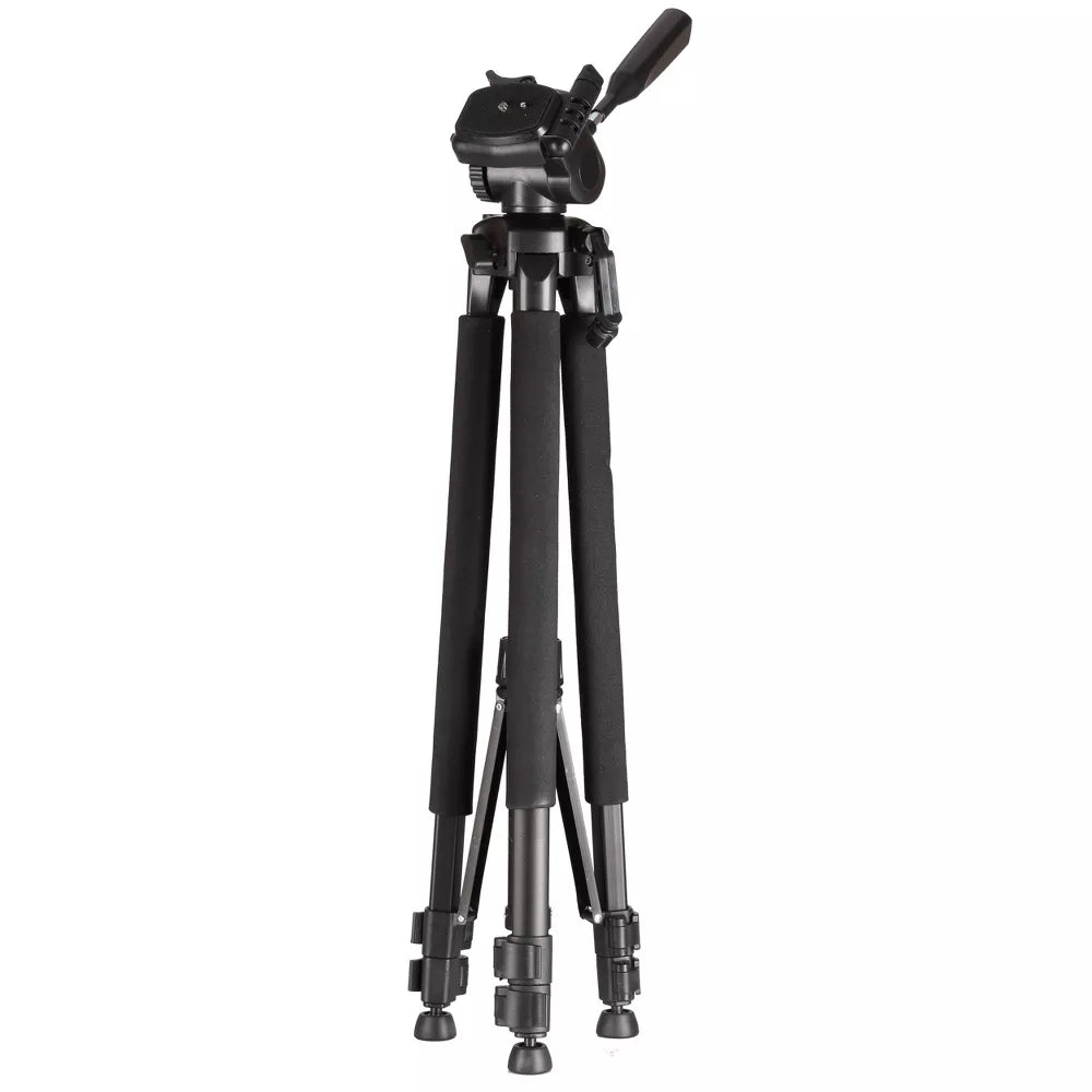 66 Inch Heavy-Duty Camera Tripod with 3-Way Panhead