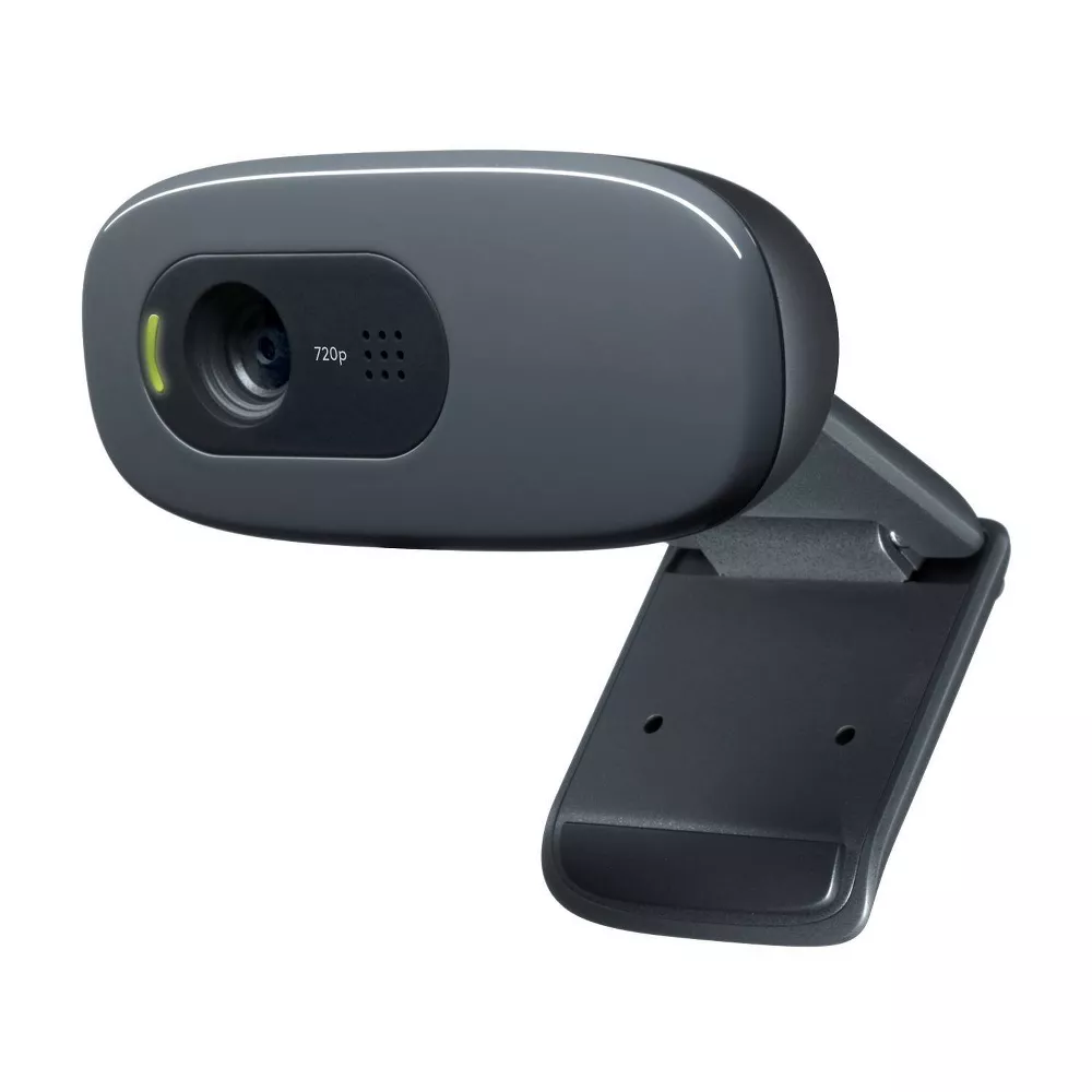 720P HD USB Webcam with Noise Reduction Microphone & Adjustable Clip