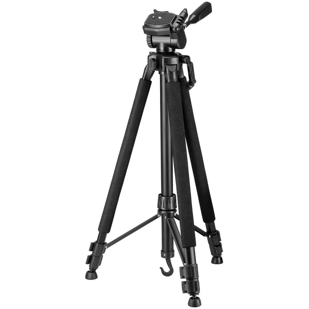 66 Inch Heavy-Duty Camera Tripod with 3-Way Panhead